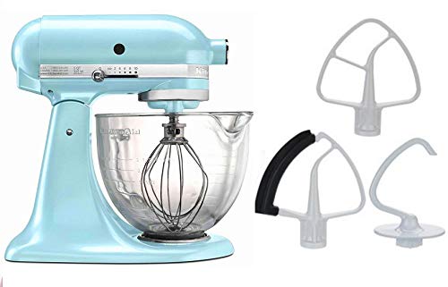 Kitchen Aid 5-Qt Tilt-Heas Stand Mixer With Glass Bowl CRYSTAL BLUE for  Sale in York, PA - OfferUp