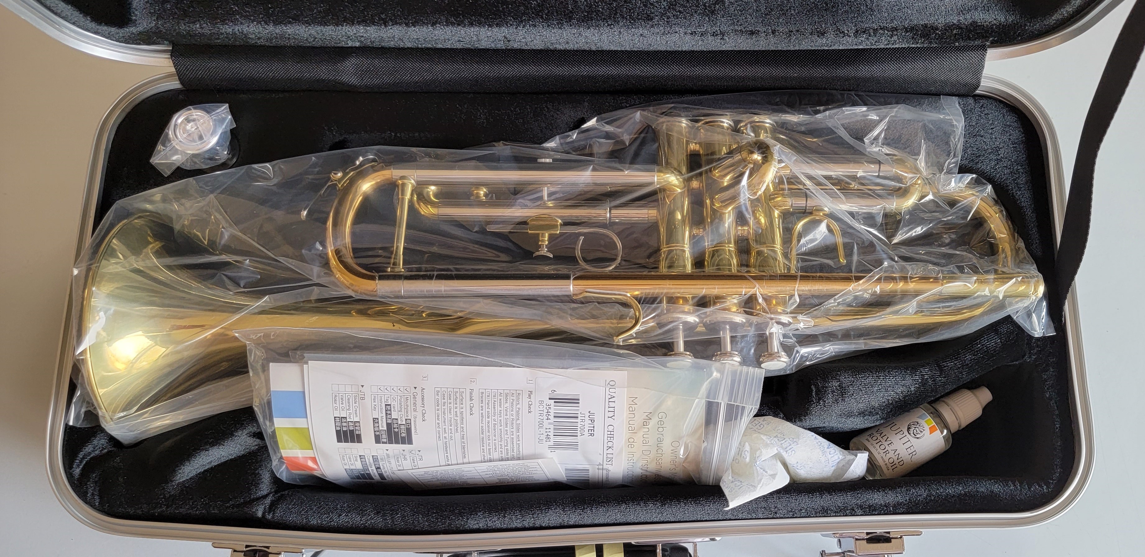 Jupiter JTR-700 Standard Series Student BB Trumpet for sale online 