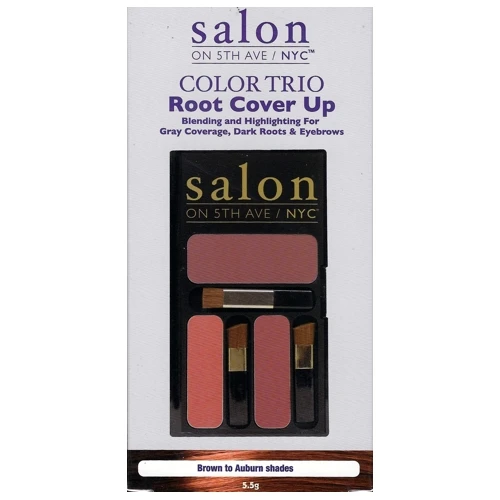 Salon on 5th Ave Color Trio Root Cover Up Brown to Auburn Shades - Picture 1 of 1