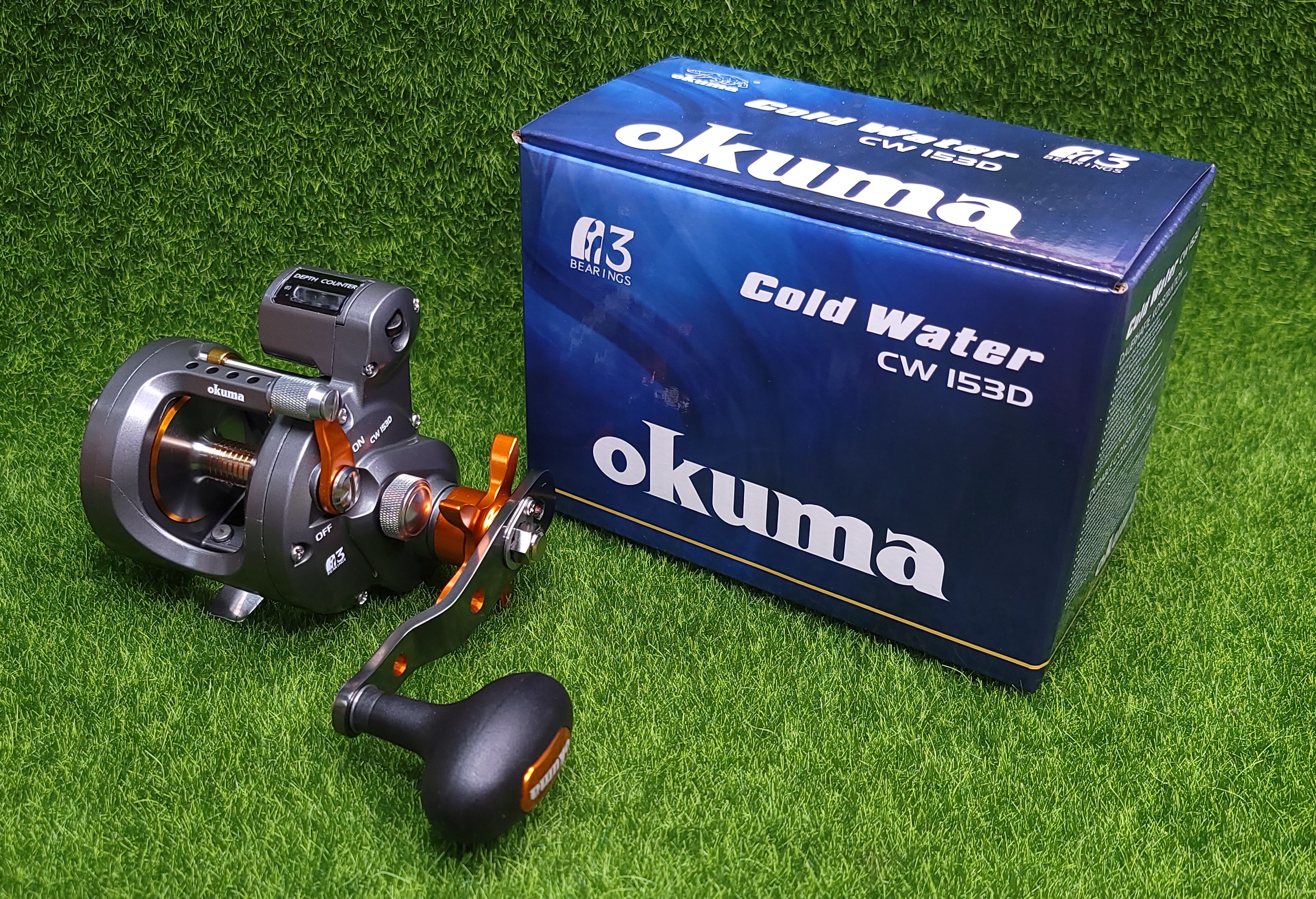 Okuma Cold Water Line Counter 5.1:1 Conventional Reel, RH - CW