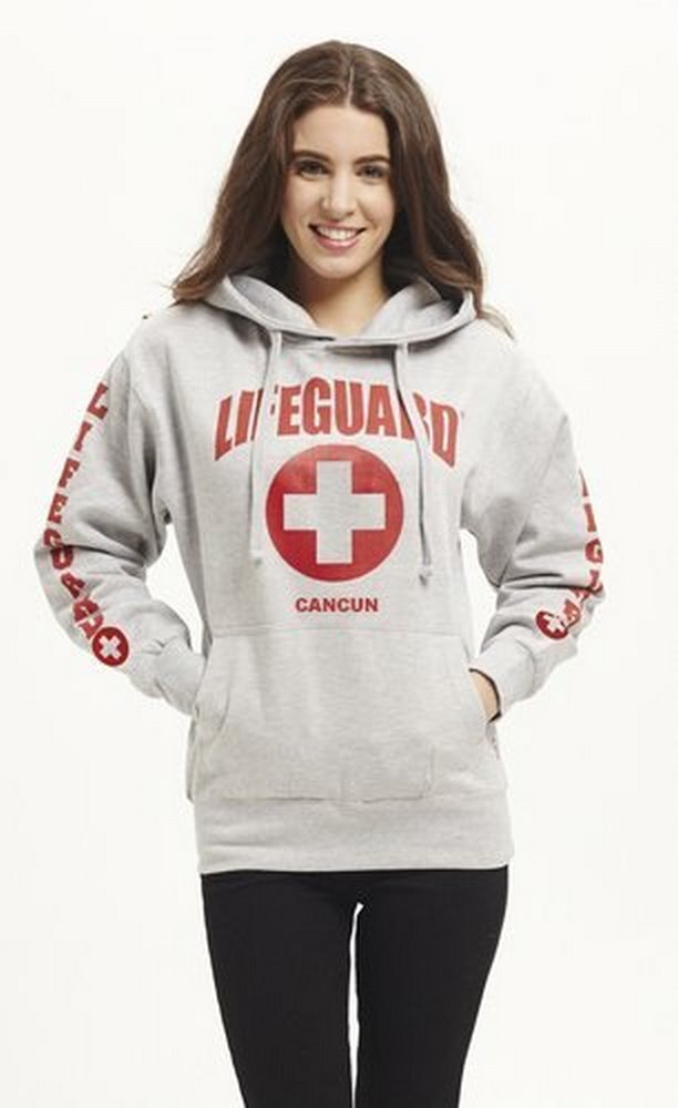 white lifeguard hoodie