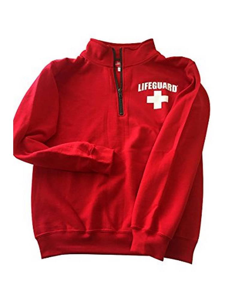 LIFEGUARD Quarter Zip Pullover - Zipper Fleece Sweatshirt Apparel Ideal for M... - Picture 14 of 20