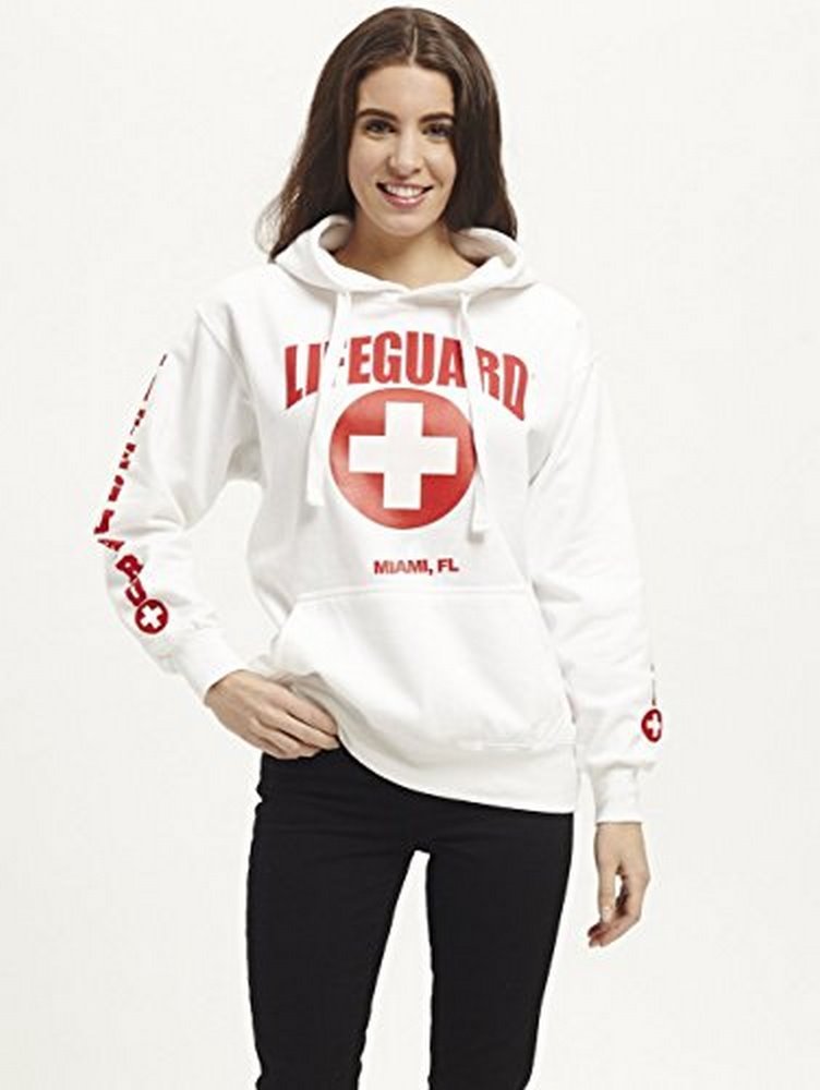 Sudadera con Capucha LIFEGUARD Oficial Damas Miami Blanca - Imagen 21 de 24