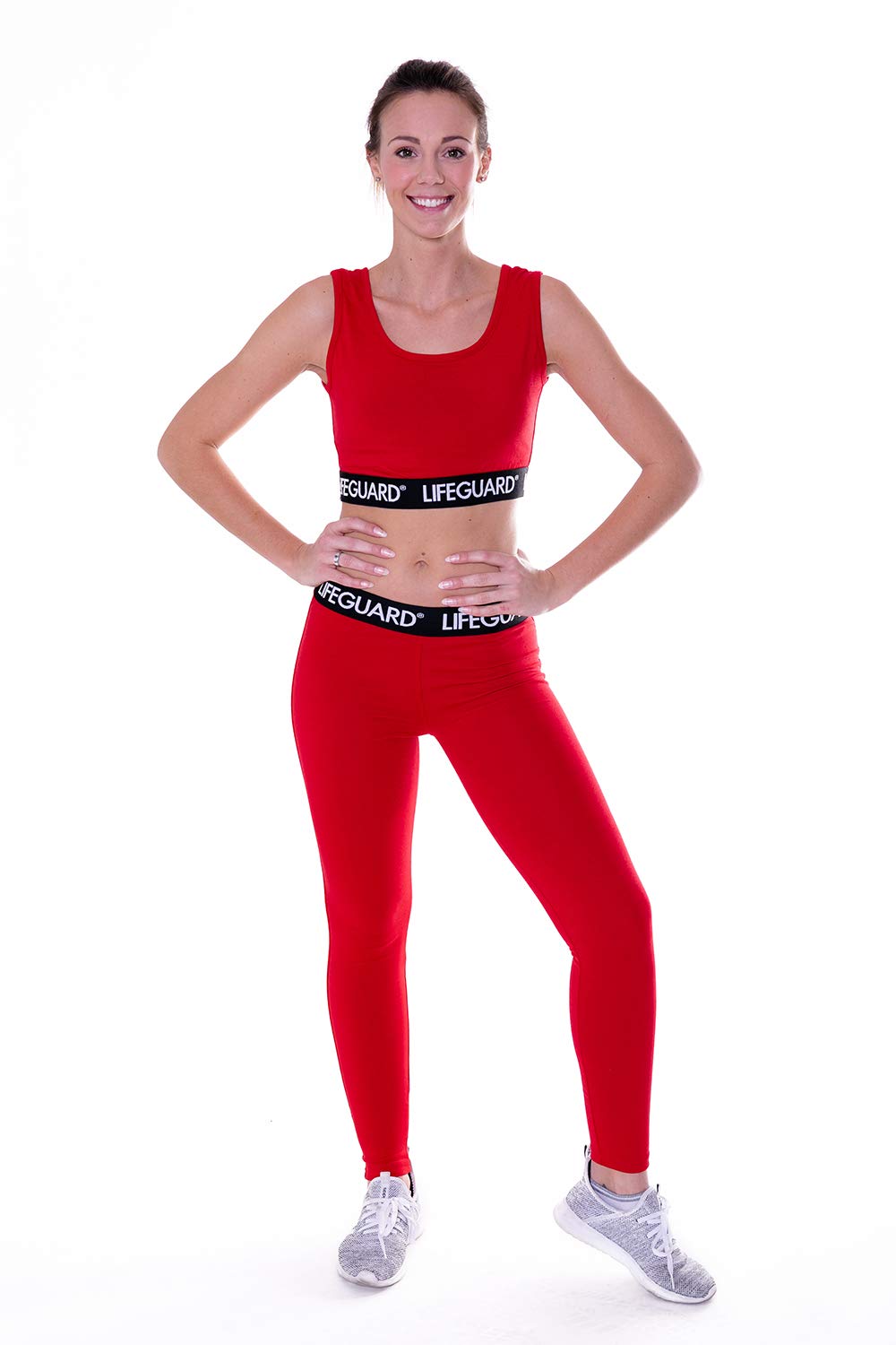 LIFEGUARD Officially Licensed Womens Ladies Sports Bra and Legging Set Runnin... - Picture 15 of 25