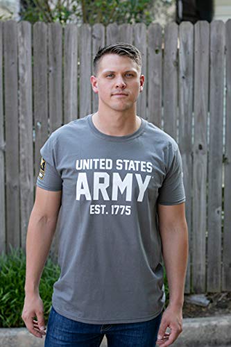 Brooklyn Vertical US Army T-Shirt est. 1775 - U.S Military Training Herren Hemd... - Bild 27 von 53