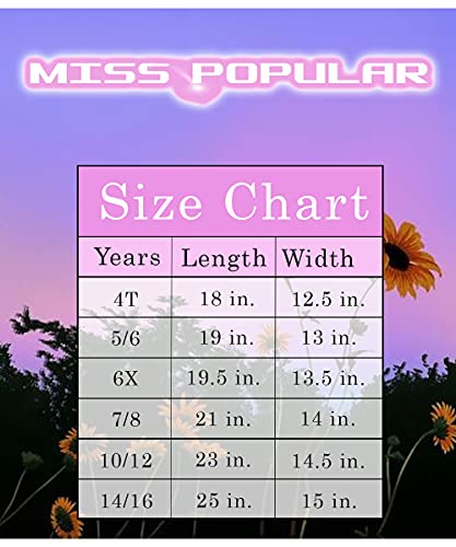 MISS POPULAR Girls 5-Pack Tie Dye T-Shirts Cute So - Picture 8 of 8