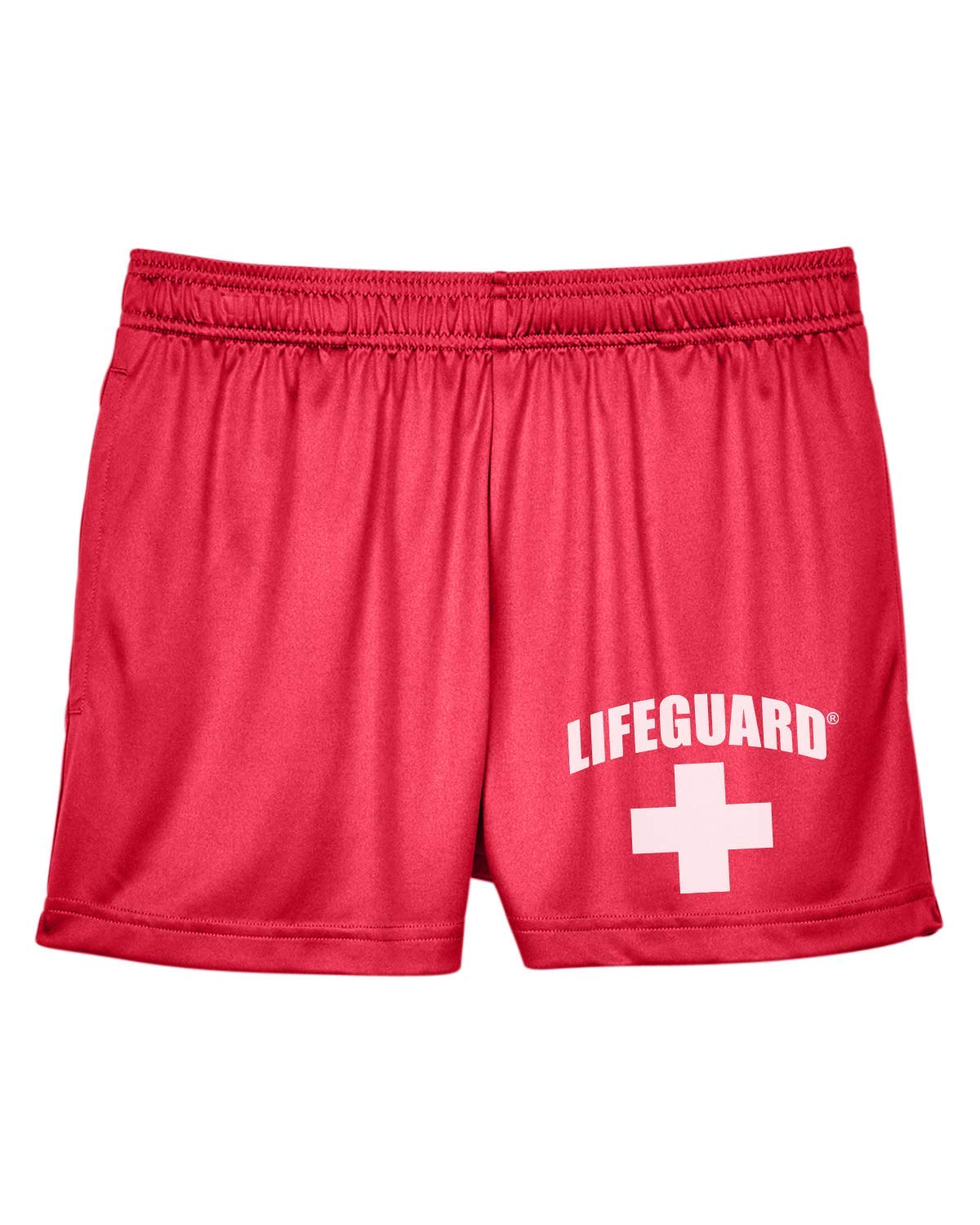 LIFEGUARD Officially Licensed Womens Active Running Performance Shorts Moistu... - Picture 11 of 26