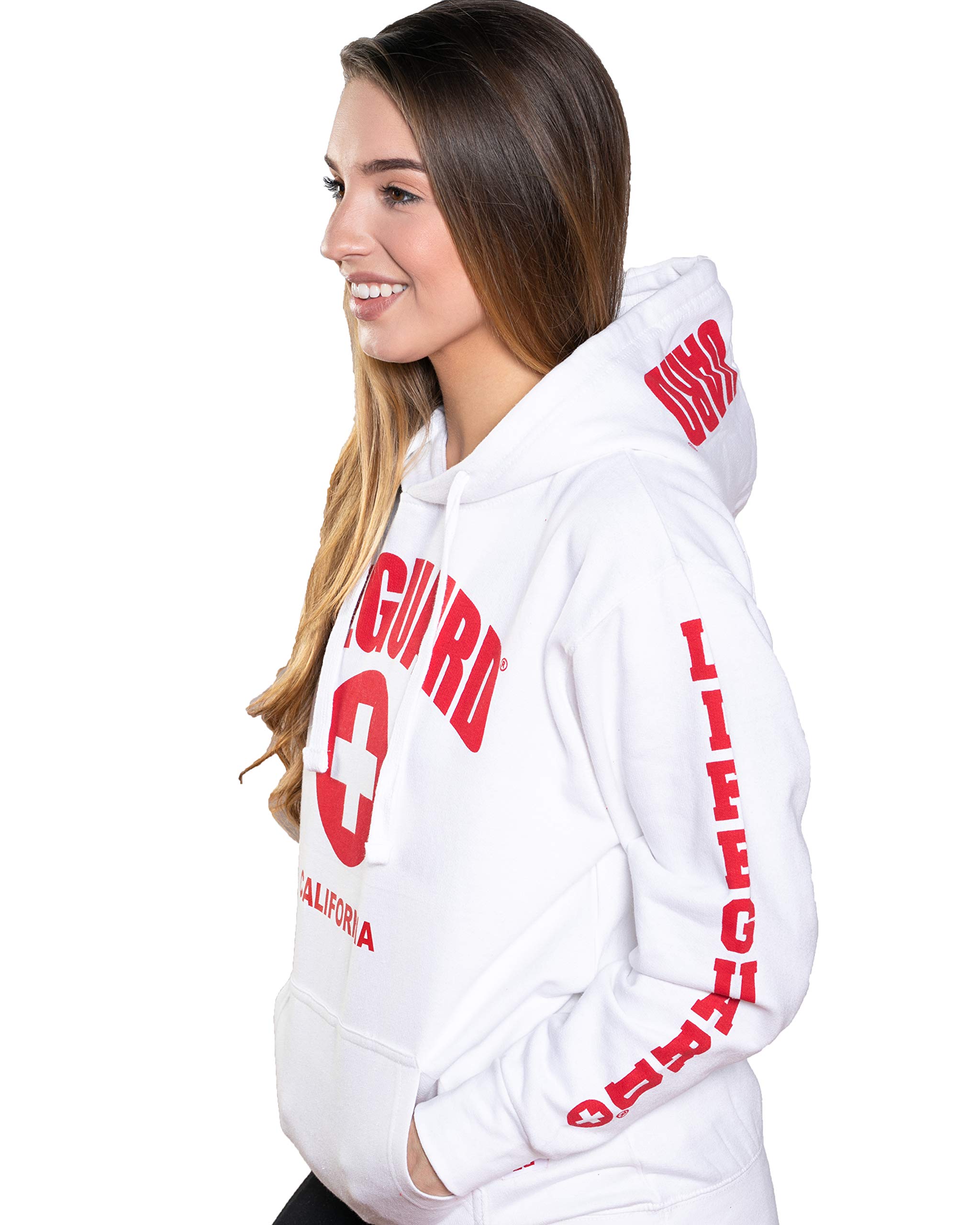 LIFEGUARD Officially Licensed Ladies California Hoodie Sweatshirt