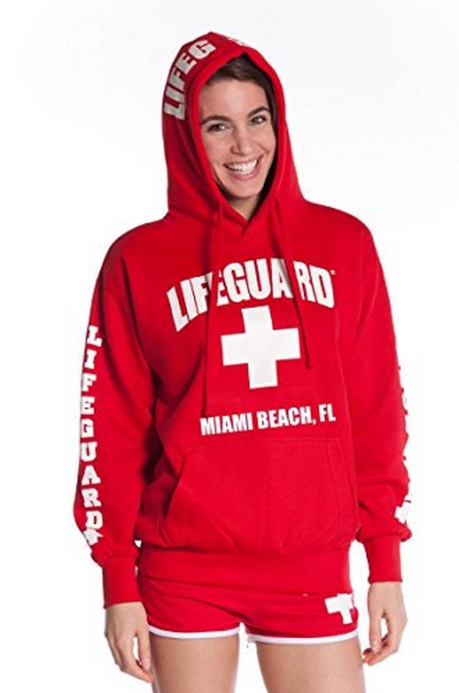 Sudadera con Capucha LIFEGUARD Oficial Damas Miami Blanca - Imagen 11 de 24