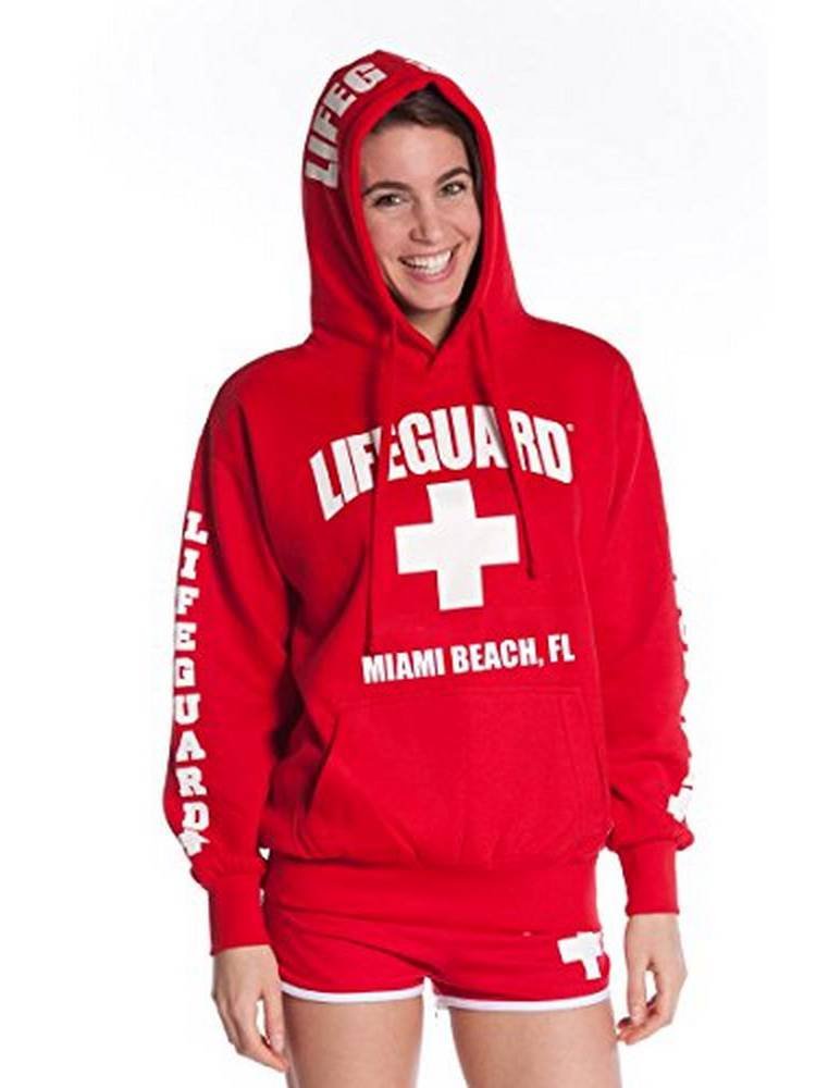 Sudadera con Capucha LIFEGUARD Oficial Damas Miami Blanca - Imagen 12 de 24