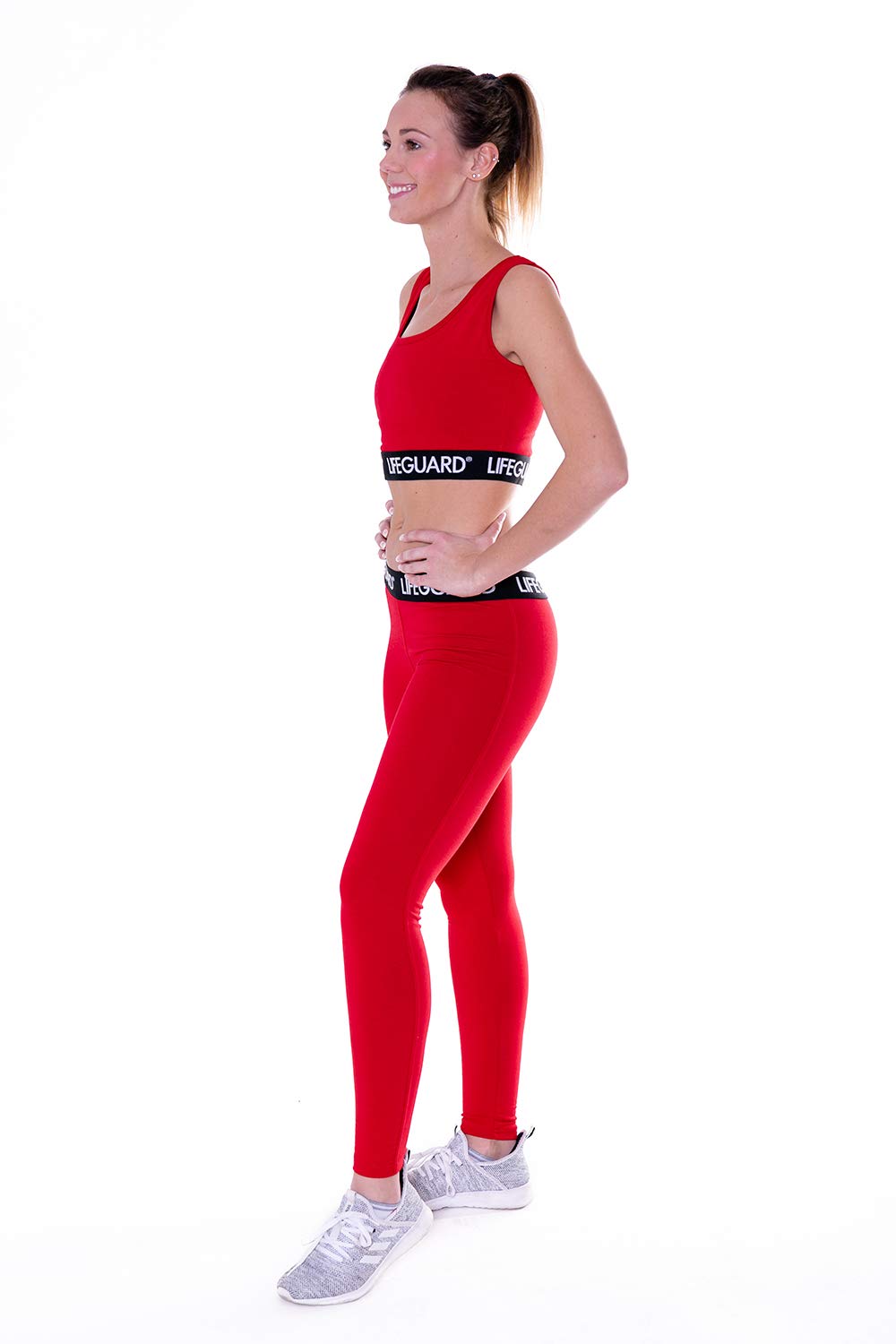 LIFEGUARD Officially Licensed Womens Ladies Sports Bra and Legging Set Runnin... - Picture 20 of 25