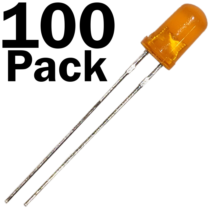 Diffused Lens LEDs, 5mm Diameter Round Bulb, 2-Pin Light Emitting Diodes for ... - Picture 4 of 11