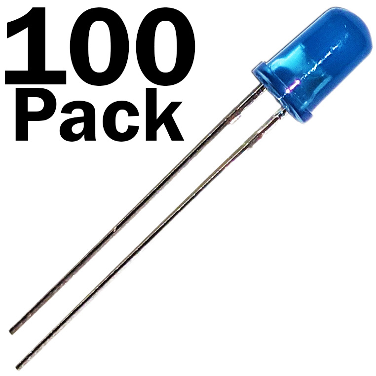 Diffused Lens LEDs, 5mm Diameter Round Bulb, 2-Pin Light Emitting Diodes for ... - Picture 2 of 11