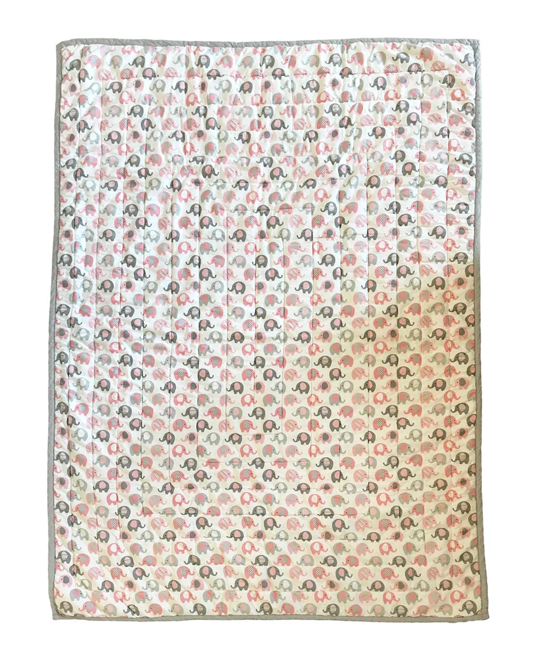 effe bebe Vera Elephant 100% Cotton Baby Quilt - Picture 15 of 15