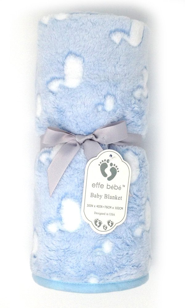 effe bebe coperta passeggino bambino in pile corallo anatra 30"x40" - Foto 6 di 16