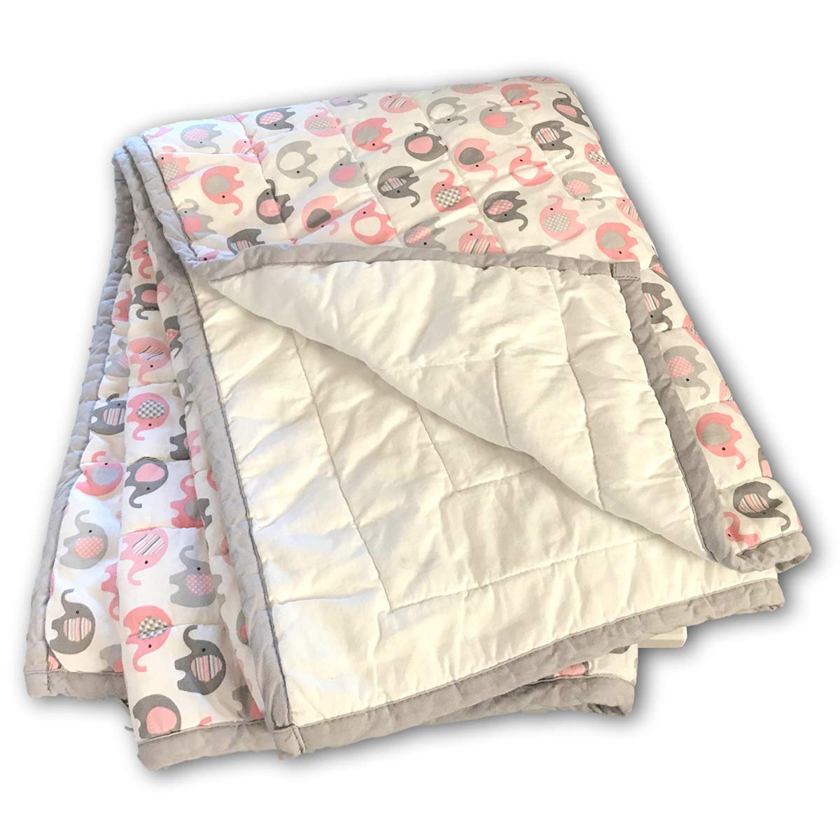 effe bebe Vera Elephant 100% Cotton Baby Quilt - Picture 11 of 15