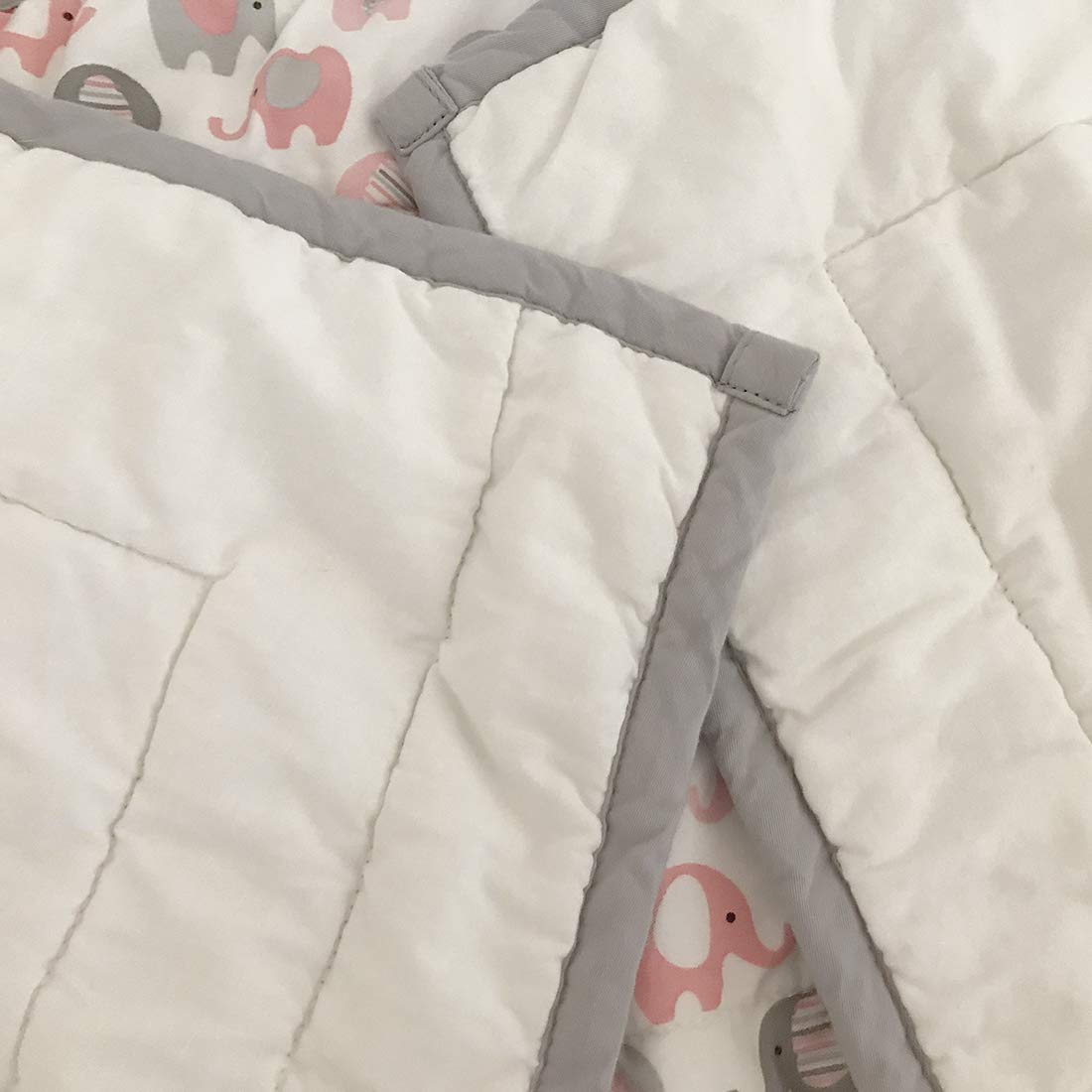 effe bebe Vera Elephant 100% Cotton Baby Quilt - Picture 13 of 15