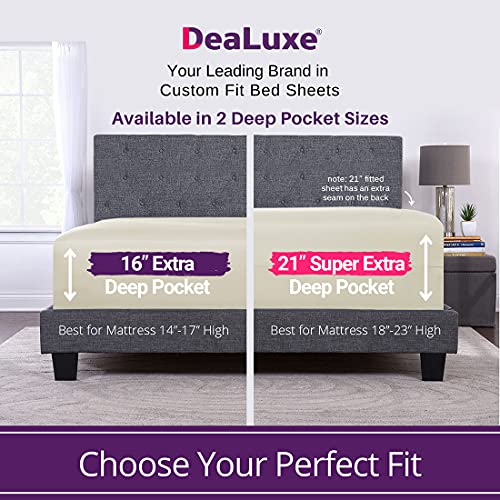 Extra Deep Pocket Perfect Fit Bed Sheets 1800 Collection Fit From