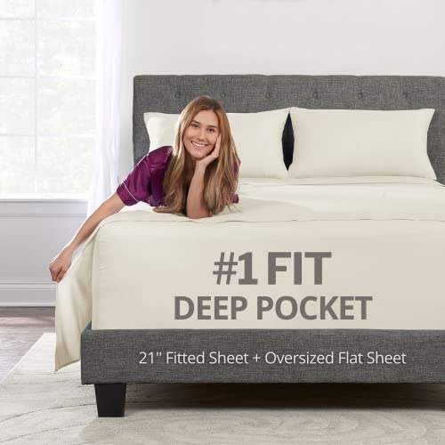 Extra Deep Pocket Perfect Fit Bed Sheets 1800 Collection Fit From