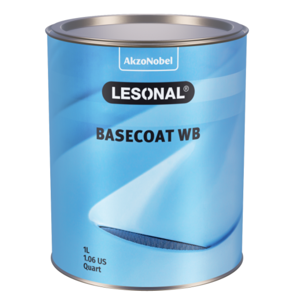 2 Pack AkzoNobel Lesonal Waterborne Basecoat WB 1 QT Cans 
