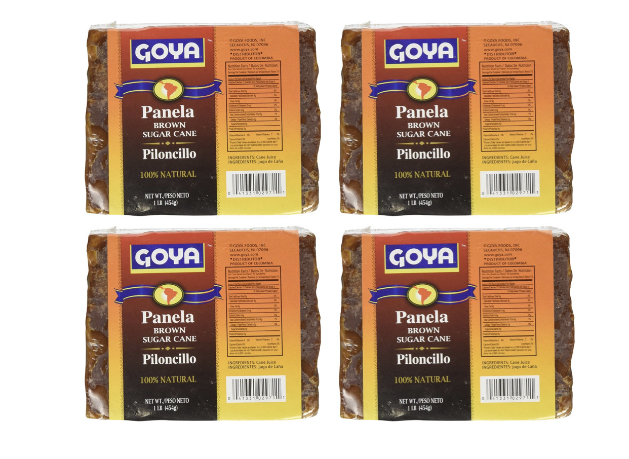 Goya Panela Brown Sugar Cane – Piloncillo (Pack of 4)