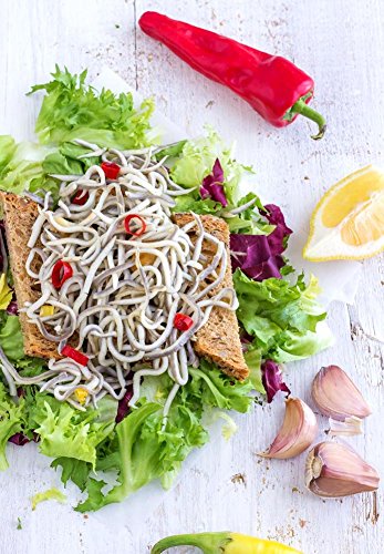 Iberia Baby Eels in Olive Oil, 4 oz Surimi Style Angulas - Picture 9 of 11