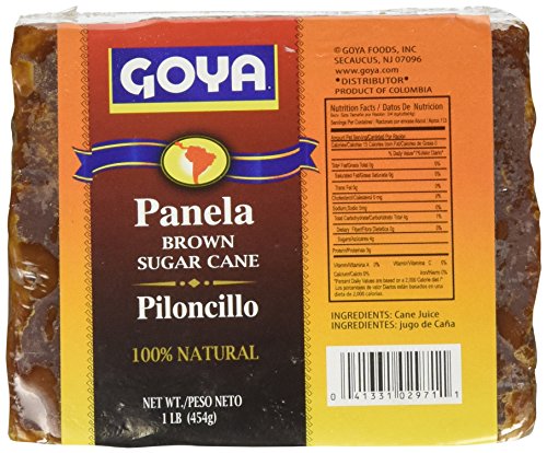 Goya Panela Brown Sugar Cane - Piloncillo Cuadrada 1 lb