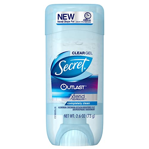 Secret Outlast Clear Gel Antiperspirant, Completely Clean