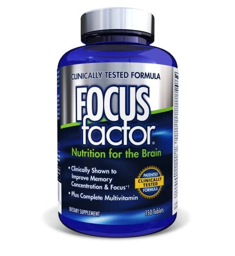 Focus Factor Brain Health Multivitamin, 180 Tablets