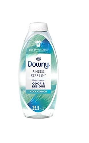 Downy Rinse & Refresh Liquid Fabric Rinse, Cool Cotton (25.5 oz)