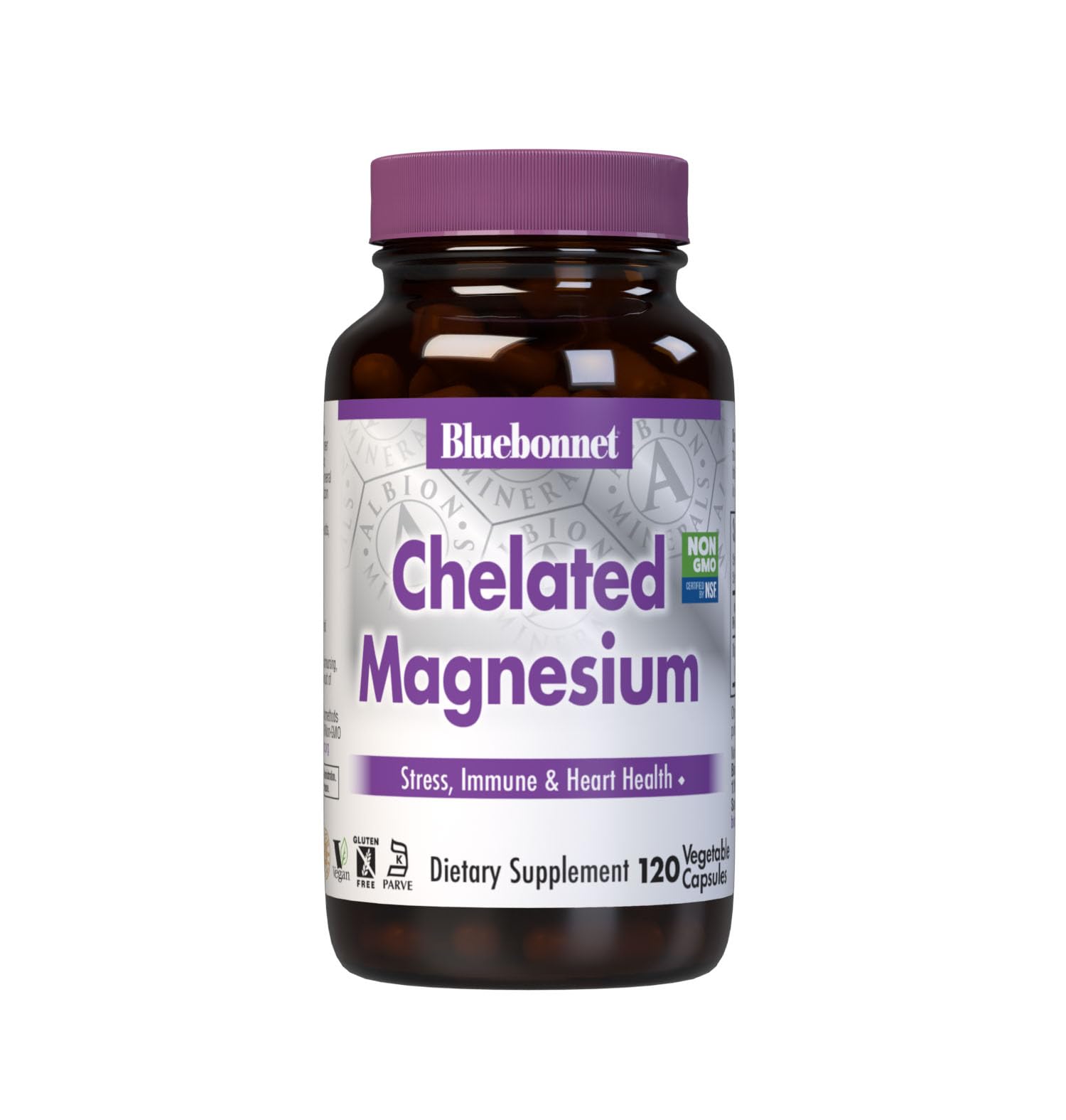 Bluebonnet Albion Chelated Magnesium 200 mg
