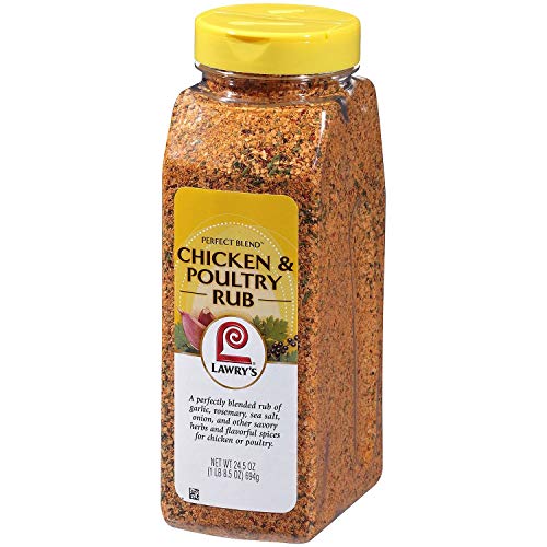Lawry's Perfect Blend Chicken & Poultry Rub, 24.5 oz (Pack of 2)