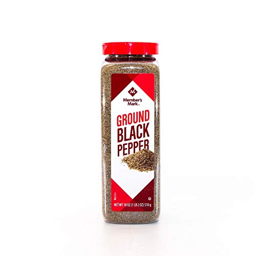 Member's Mark Ground Black Pepper, 18 oz (Pack of 2)