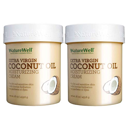 NatureWell Coconut + MCT Moisturizing Cream, 16 oz (2-Pack)