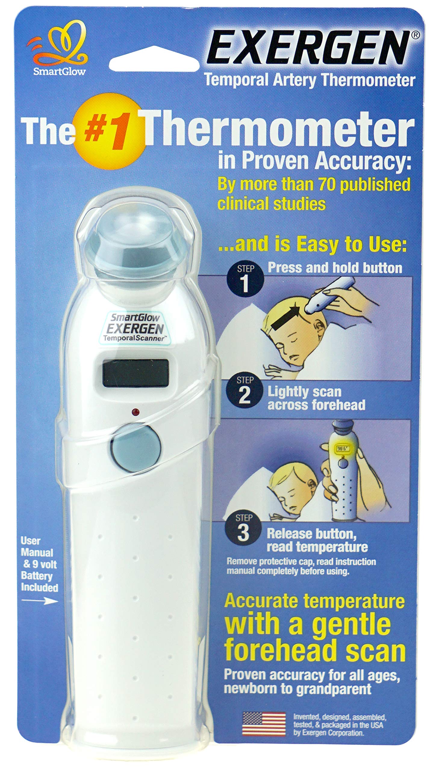 Exergen Temporal Scan Forehead Thermometer