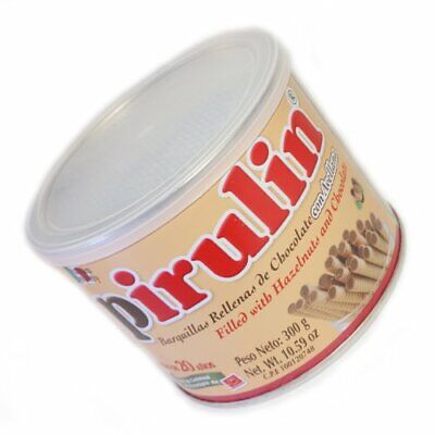 Pirulín Original Cream-Filled Wafer Rolls, 300g