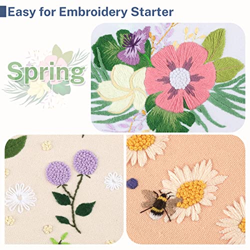Embroidery Kit for Beginners, UnityStar 3 Sets Hand DIY Cross Stitch Kits 3  pcs | eBay