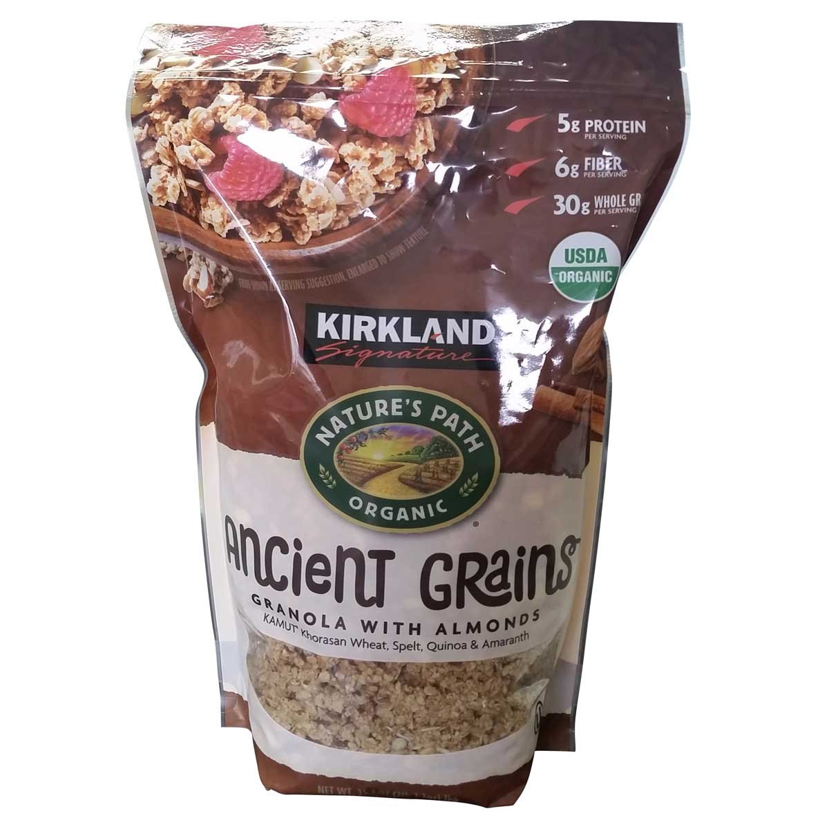 Kirkland Signature Nature's Path Organic Ancient Grains Cereal with Almonds, 35.3 oz