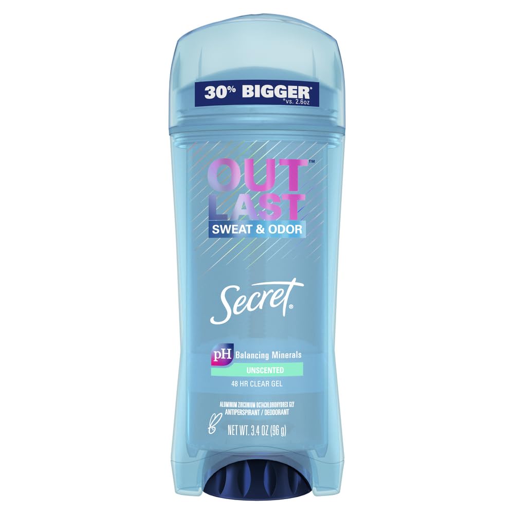 Secret Outlast Unscented Clear Gel Antiperspirant & Deodorant