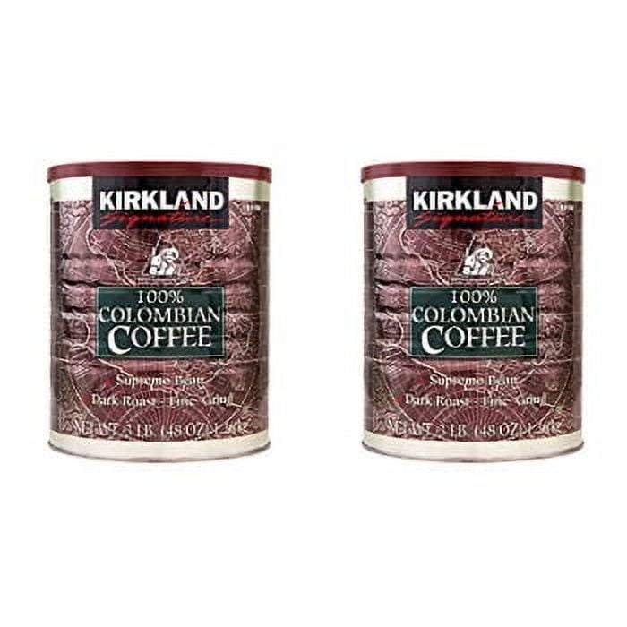Kirkland Signature 100% Colombian Coffee, 3 lb (2 Pack)