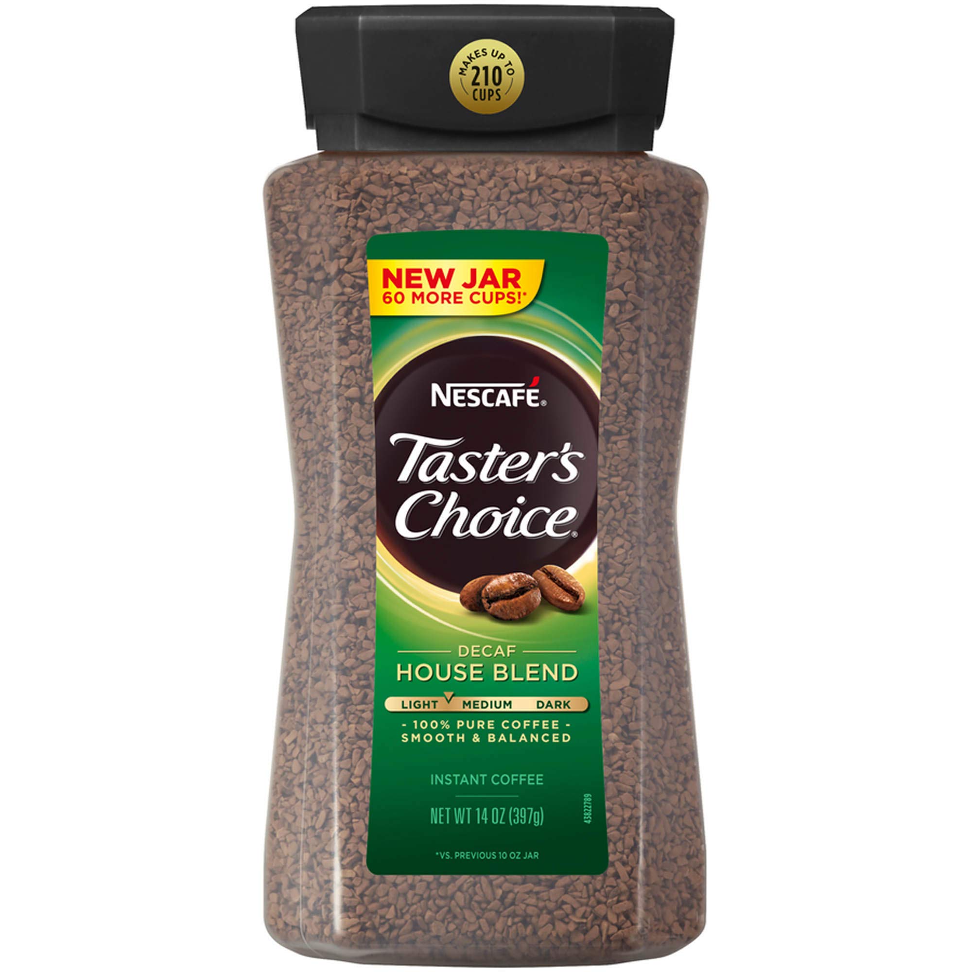 Nescafé Taster's Choice House Blend Decaf Instant Coffee, 14 oz