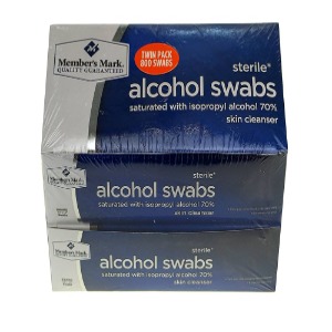 Member's Mark Sterile Alcohol Swabs, Twin Pack (800 Swabs Total)