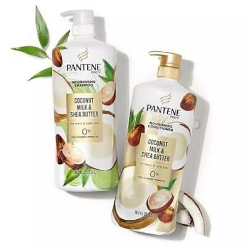 Pantene Pro-V Nourishing Shampoo & Conditioner Set, Coconut Milk & Shea Butter