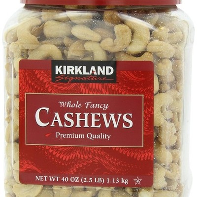 Signature's Whole Cashews, 40 oz