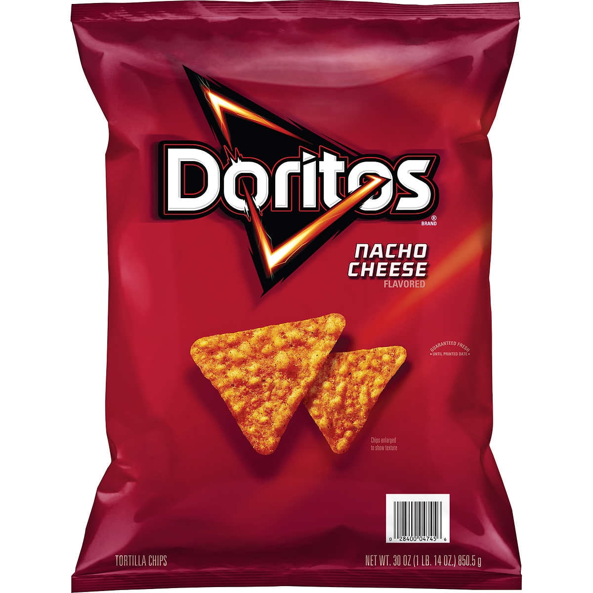 Doritos Nacho Cheese Tortilla Chips, 30 oz