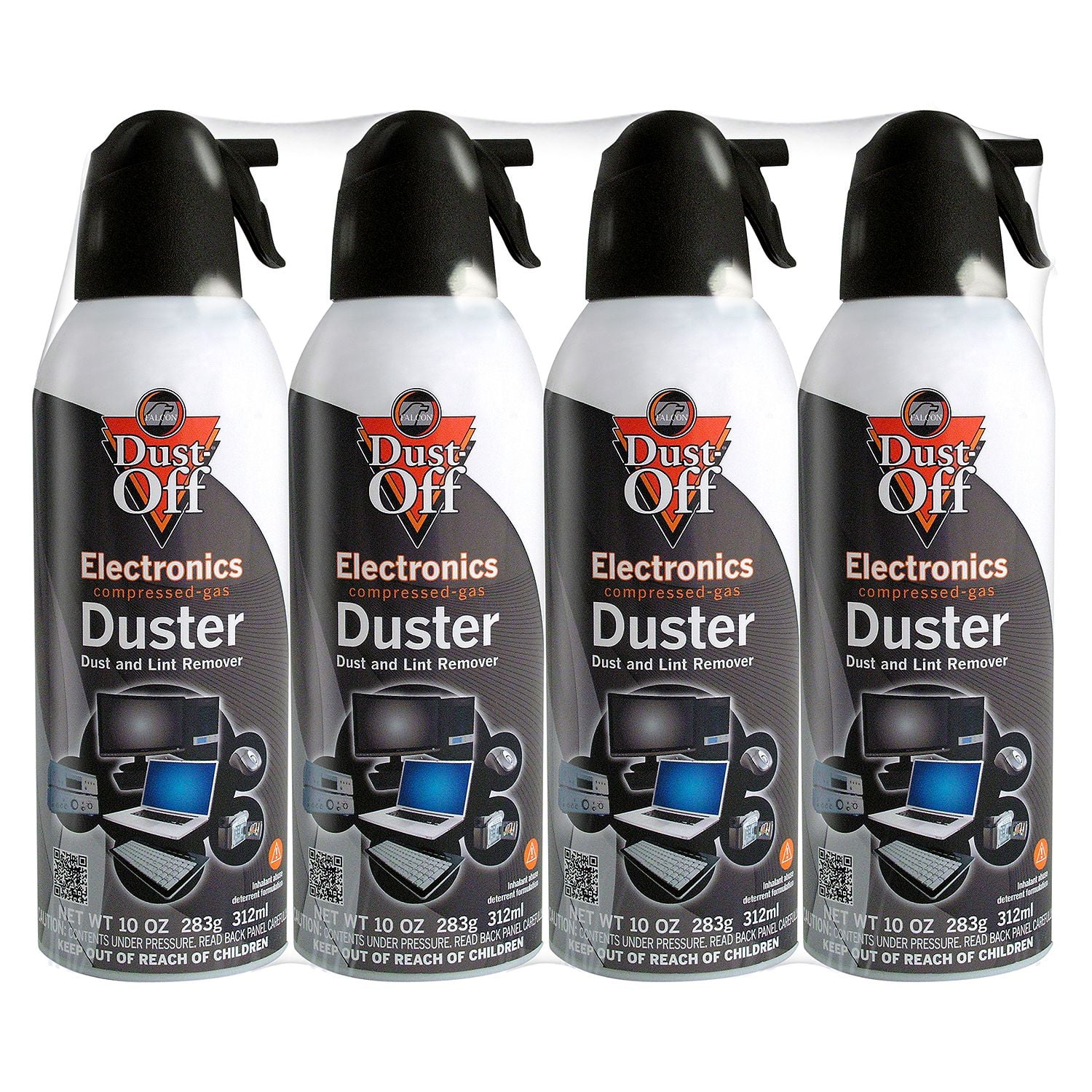 Dust-Off Electronics Duster and Cleaner, 4-Pack