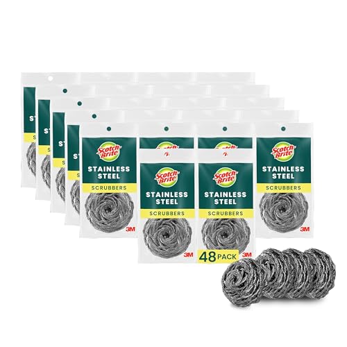 Scotch-Brite Stainless Steel Scrubbers for Cast Iron