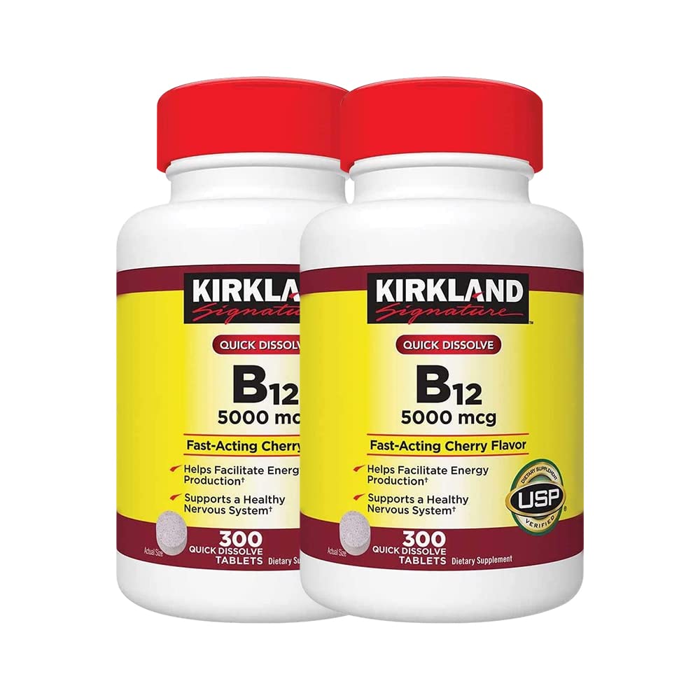 Kirkland Signature B-12 5000 mcg Tablets