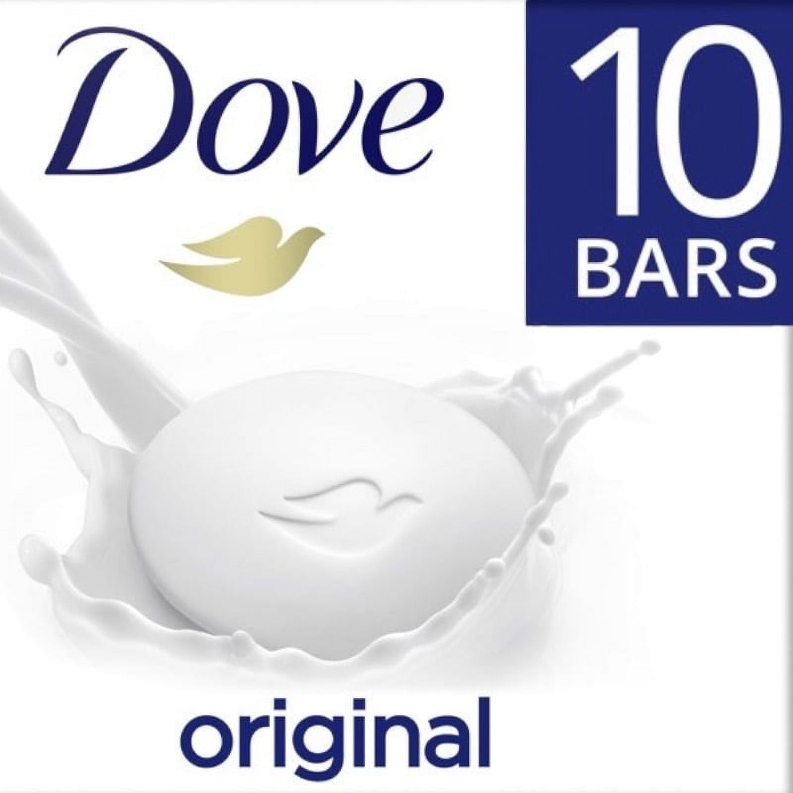 Dove White Original Beauty Bar Moisturizing Cream Soap (10 Pack, 4.75 oz)