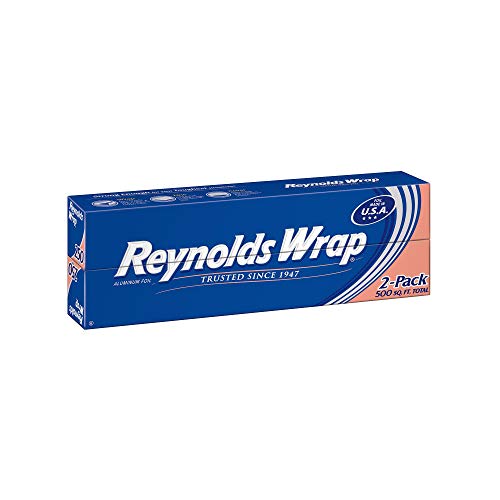 Reynolds Wrap Aluminum Foil, 250 sq ft (2 Count)